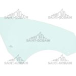 LH DOOR GLASS GREEN (2 HOLES) - SEKURIT